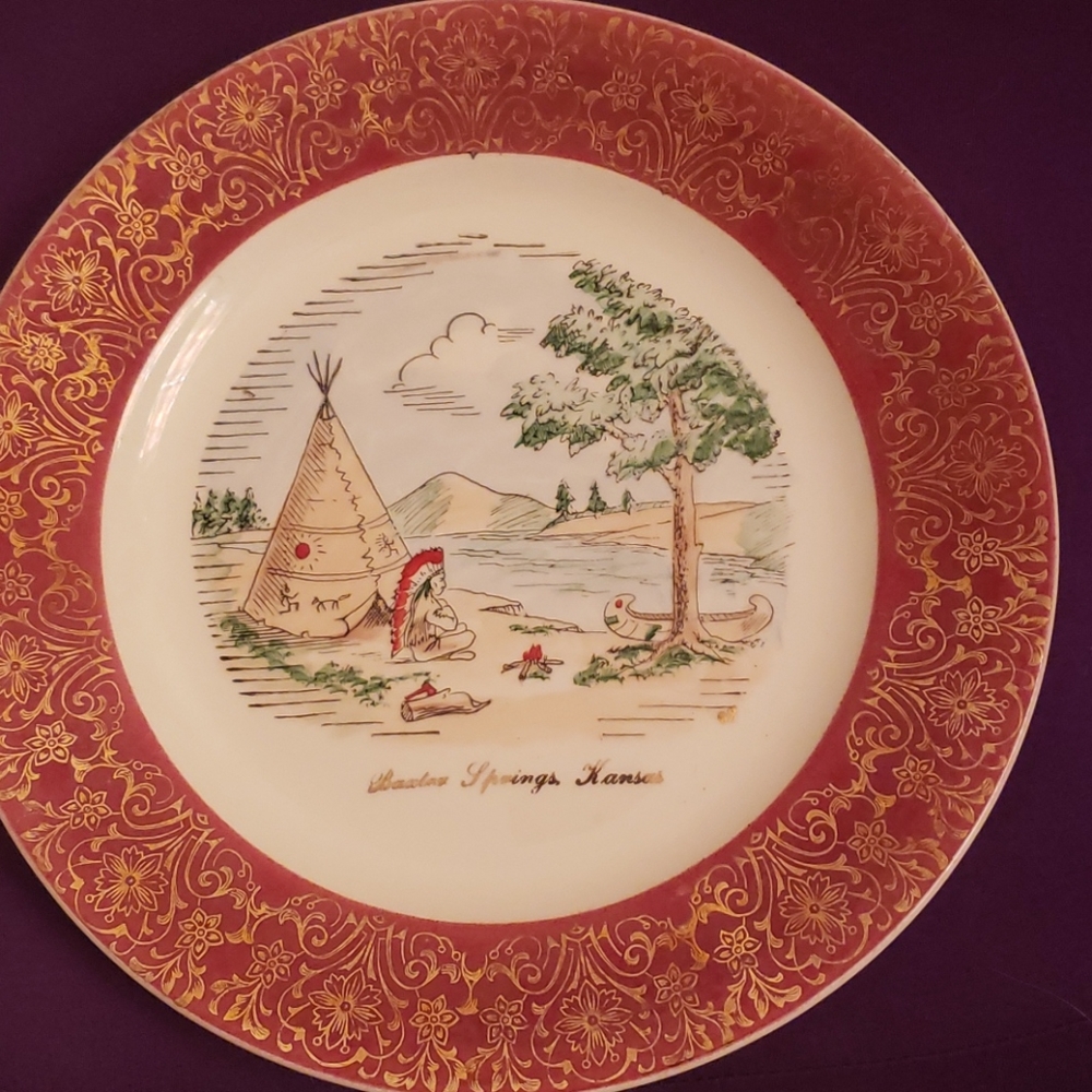 Baxter Springs decorative Plate